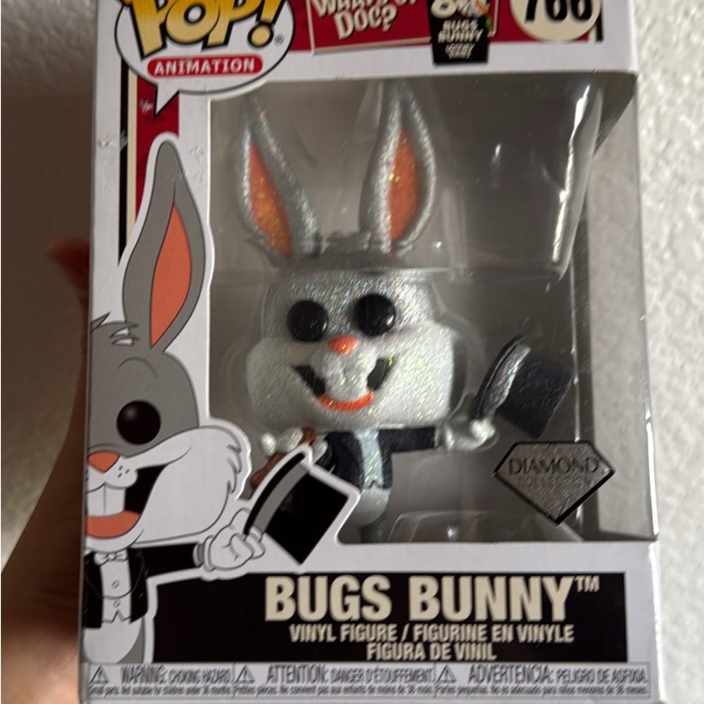 Funko Bugs Bunny Silver and Orange Vinyl Figure